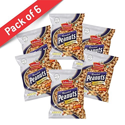 51ucWqBFQgL - Manvik Foods Jabsons Roasted Peanuts Classic Salted 160g (Pack of 6) - Image 3