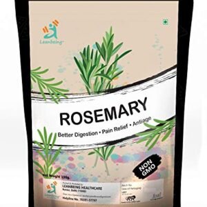 Leanbeing Organic Rosemary Leaves 100 Gm for Seasoning ,Culinary Use and Reducing Stress