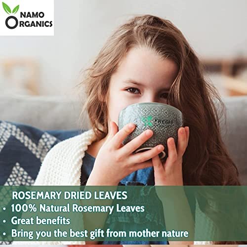 51vhv KLrL - Manvik Foods Namo Organics - Rosemary Dried Leaves - 100 Gm - For Hair Growth & Rosemary Leaf Tea - Organic Dry Herb - Image 6