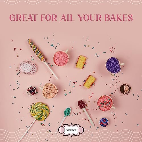 - Manvik Foods Confect Edible White Disco Balls Sprinkles 6 MM 120 Gms for cake cupcake decor - Image 5