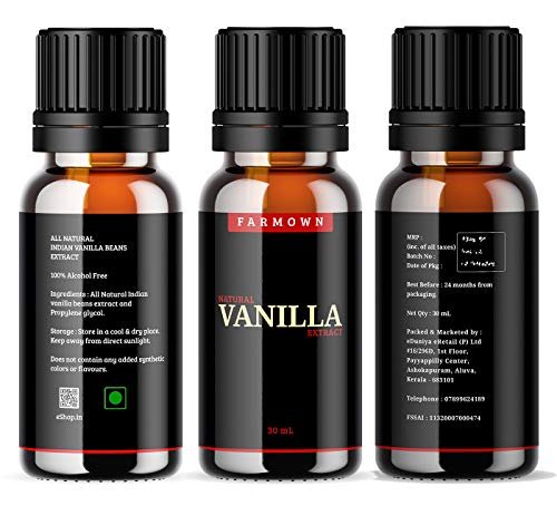 - Manvik Foods FarmOwn Natural Real Vanilla Extract 30 ml Essence for Cooking, Baking, Food, Milk, Ice Cream, Cake - Image 3