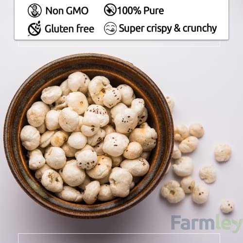 51y1Crbu9oL - Manvik Foods Farmley Prasadam Makhana Fox Nuts: A Healthy Snack Option - Image 3