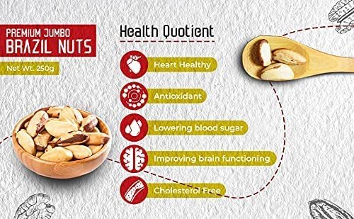 51yg0rlhmjL - Manvik Foods Nutty Yogi Premium Jumbo Brazil Nuts | No Preservative - 200gm - Image 6