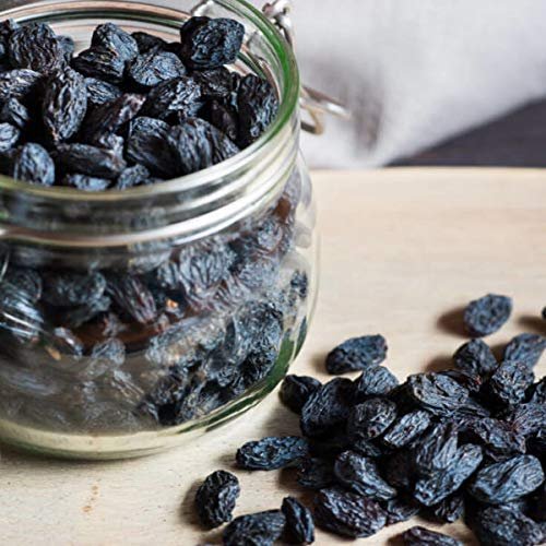 51z72Th11fL - Manvik Foods GreenFinity Premium Afghani Seedless Black Raisins - 250g - Image 3