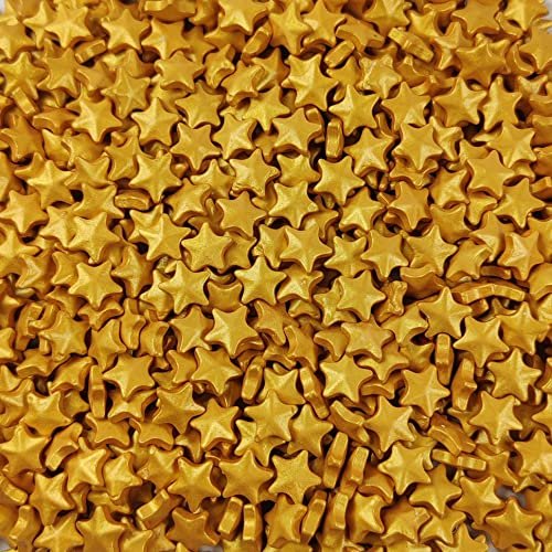 61B7Dhj8zrL - Manvik Foods Tastycrafts Edible Gold Star Shaped Sugar Sprinkles for Cake Decoration | Star Candy for Cake Decor | Sprinkles for Cake Decorations & Toppings | for Dessert, Cakes, Cupcakes, Waffles, Cookies - Image 5