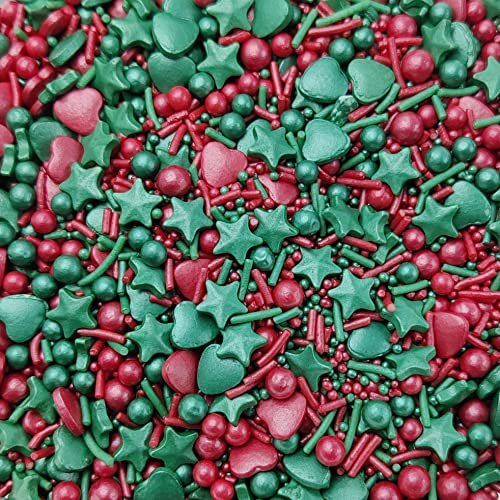 61C1FJz25L - Manvik Foods Tastycrafts Mix Metallic Sprinkles, 100 GM | Edible Sprinkle | Colorful Dazzling Sprinklefetti | Baking Cake Items | Candy Toppers for Cake, Cupcake, Dessert, Pastry, Cookies Decorations - DM 025 - Image 5