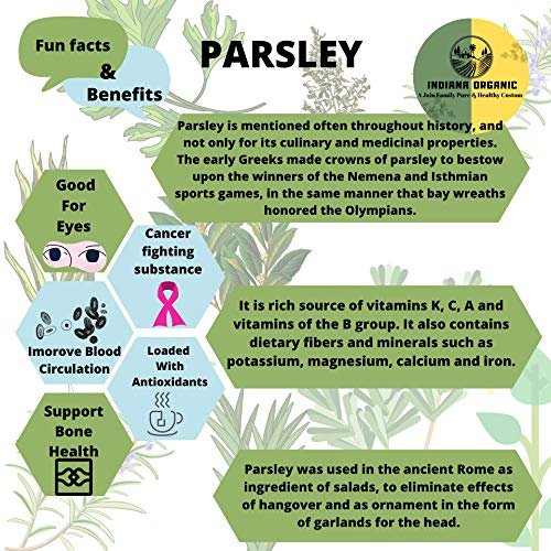 61F9N42zAKL - Manvik Foods Indiana Organic Dry Parsley Crushed Leaf for Culinary Use, 50 Gm - Image 5