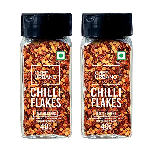 61fyztsg5hS - Manvik Foods Chef Urbano Chilli Flakes Sprinkler 40g X 2