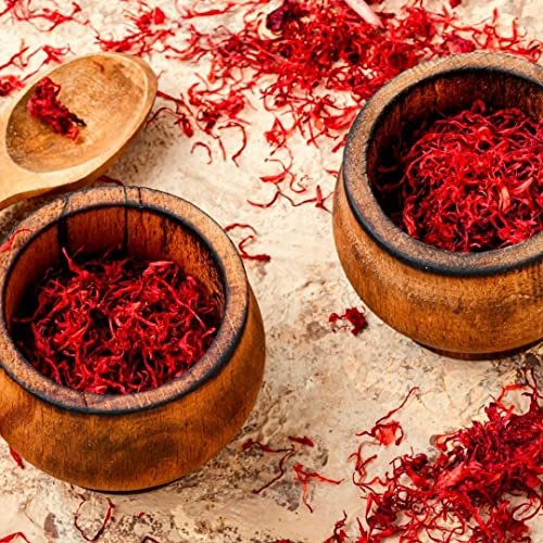 61wiNIb7glL - Manvik Foods Village Organica Saffron | Kashmiri Saffron | Authentic, Natural and Organica | Powerful Antioxidant | Original Kesar (1 Gram) - Image 4