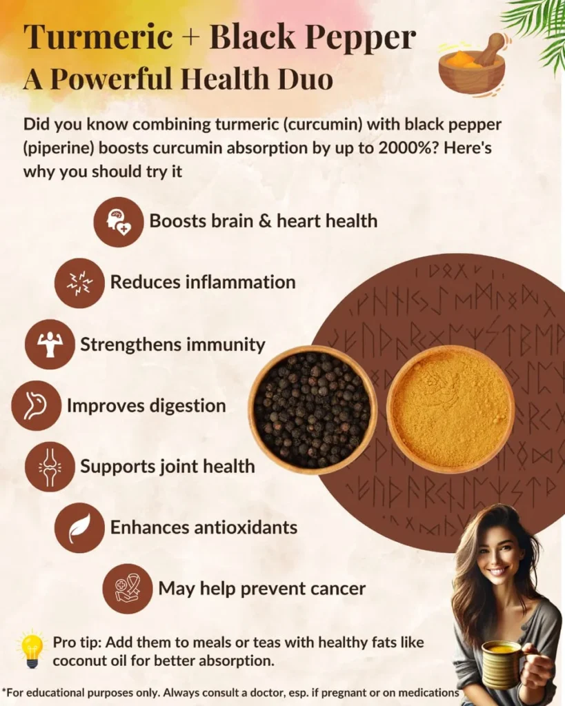 turmeric and black pepper benefits - Manvik Foods turmeric and black pepper benefits